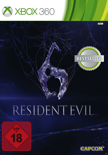Resident Evil 6 Archives box art for Xbox 360